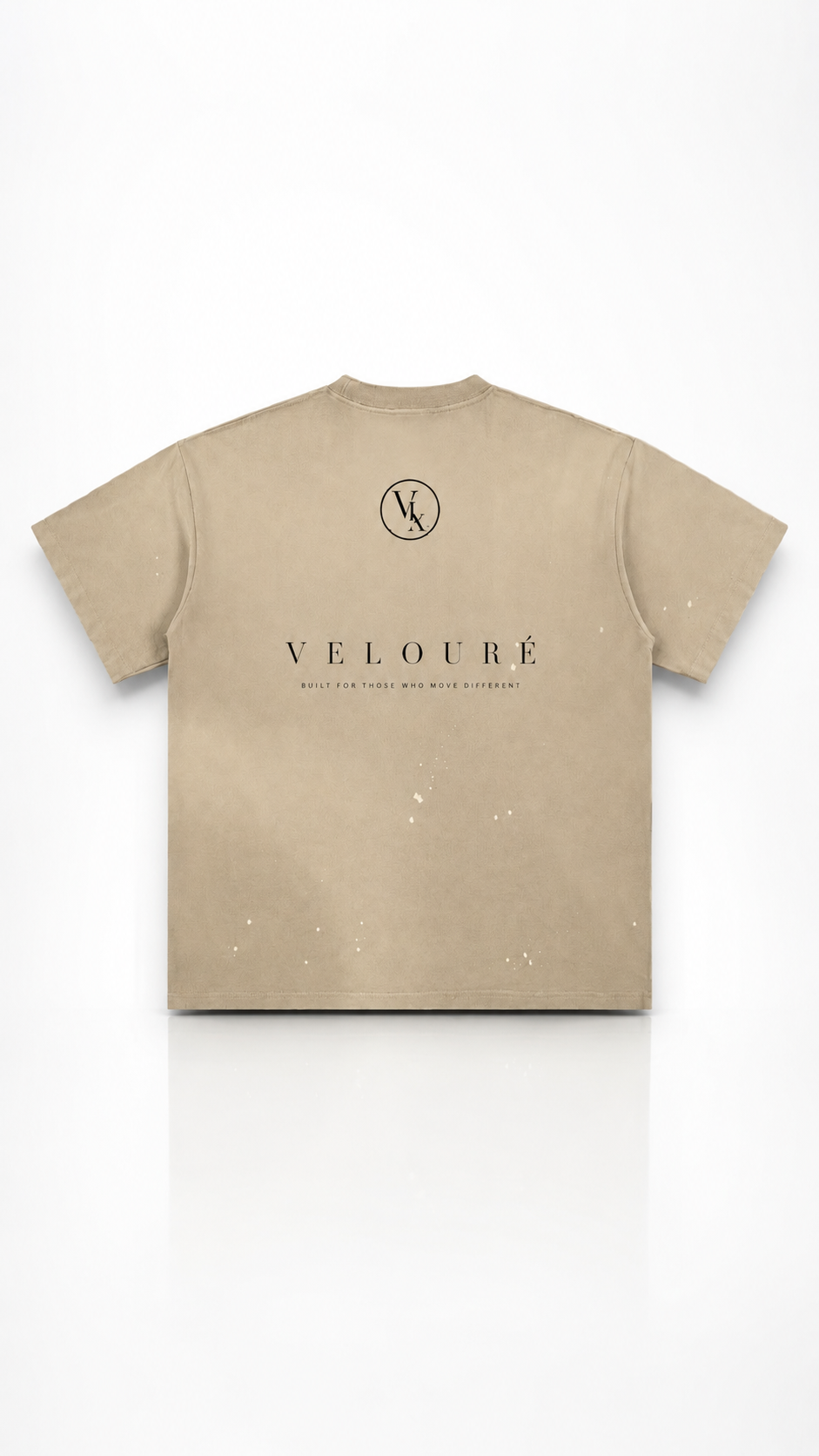 LuxLure Mineral-Wash Tee — Sand