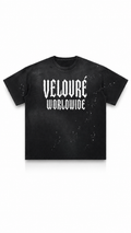 LuxLure  Worldwide Mineral-Wash Tee — Vintage Black