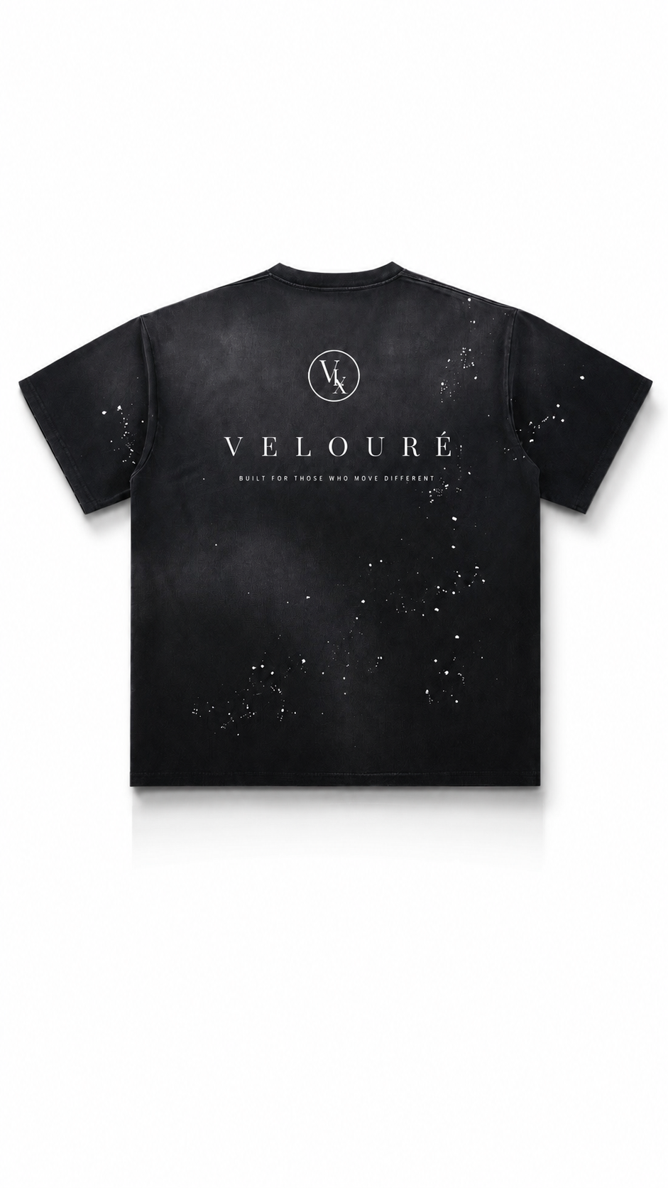 LuxLure  Worldwide Mineral-Wash Tee — Vintage Black