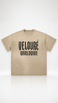 LuxLure Mineral-Wash Tee — Sand