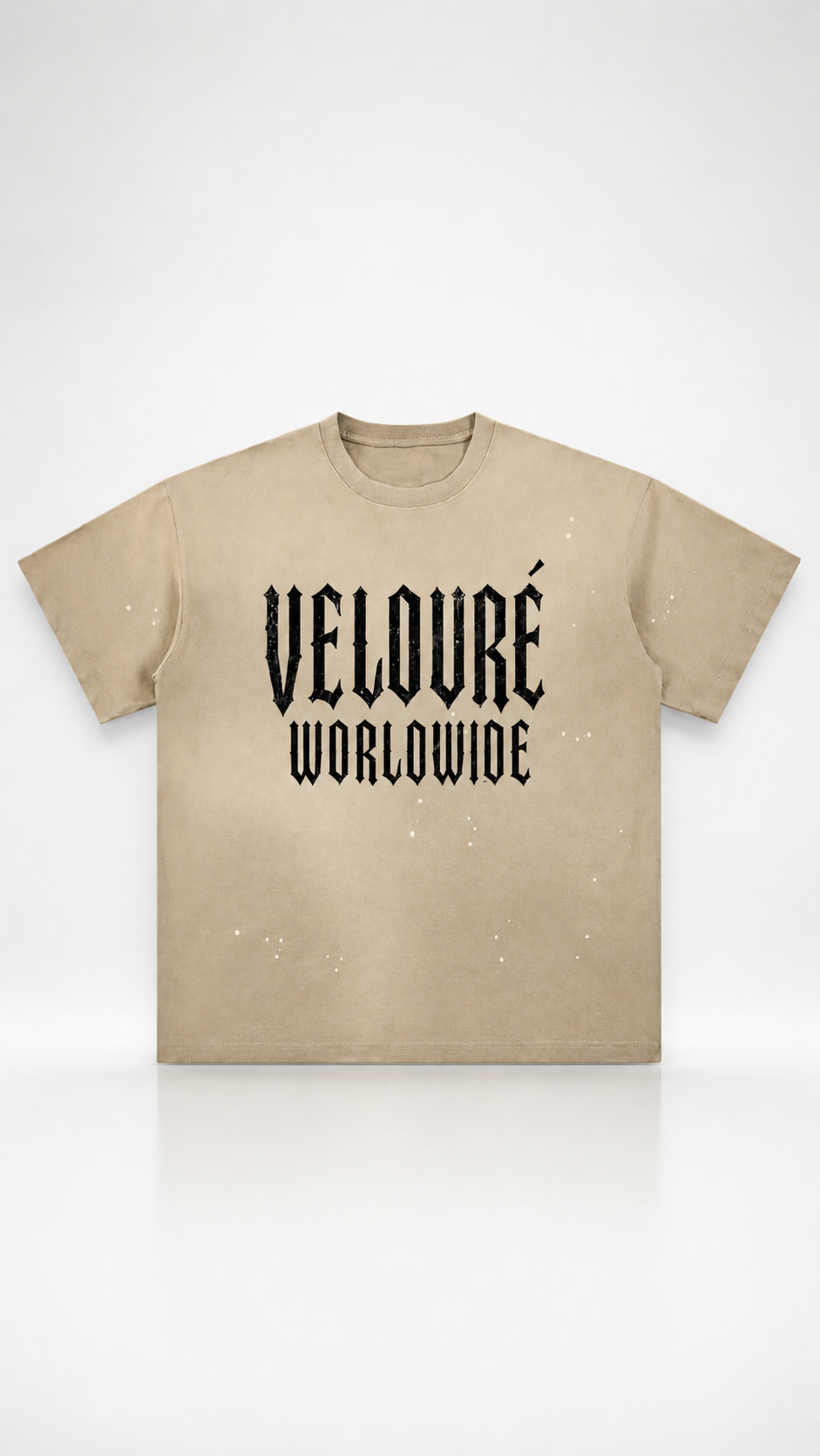 LuxLure Mineral-Wash Tee — Sand