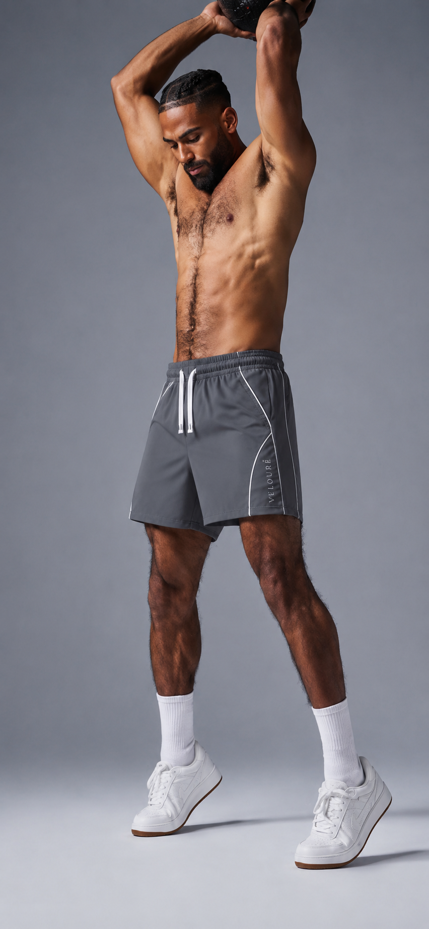 LuxLure Essential Shorts — Graphite
